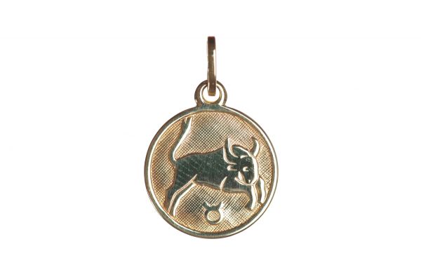 Sternzeichen Stier - Anhänger 333 Gelbgold