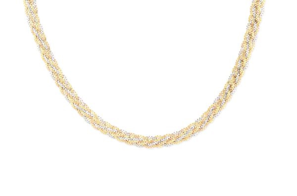 Collier • 750 Weiß- und Gelbgold