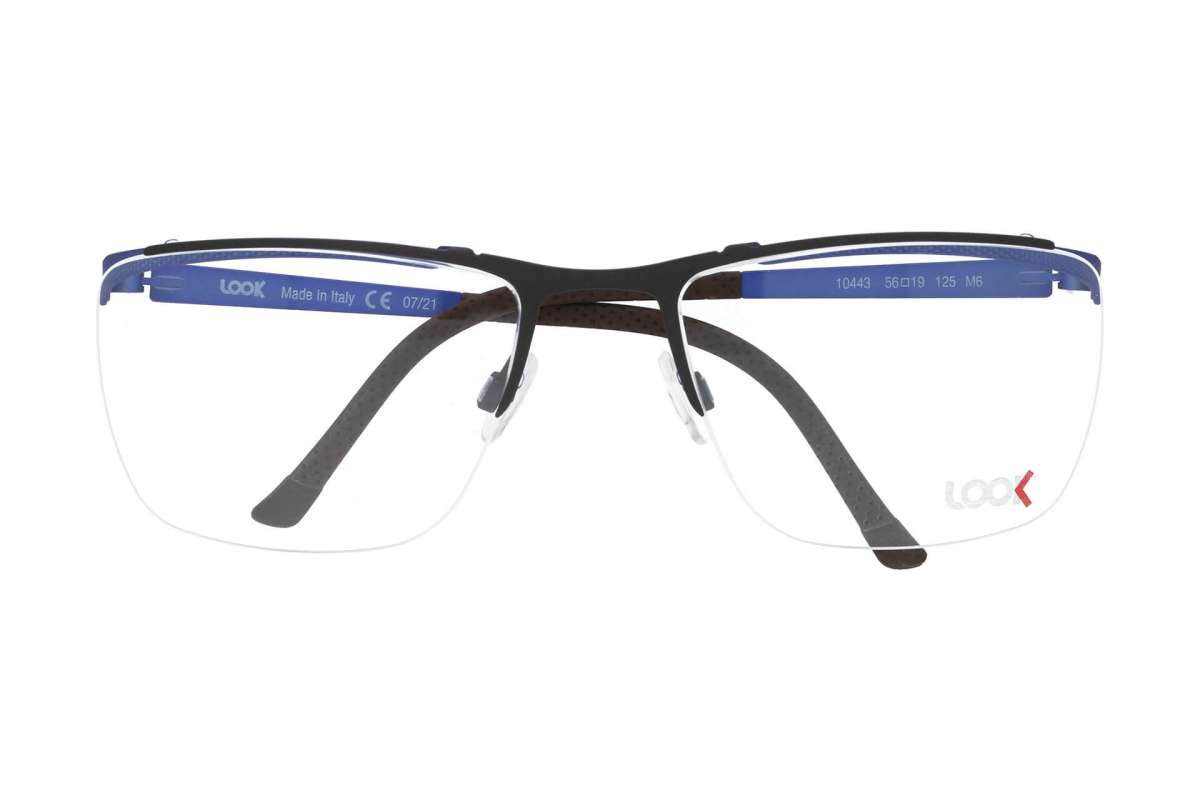 Sportlich gebogene LOOK Brille 10443 M6 