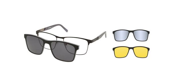 Spar-Set: Solano Brille CL10174 mit DREI polarisierten Magnet Sonnenclips