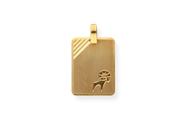 Sternzeichen Widder - Anhänger 333 Gold