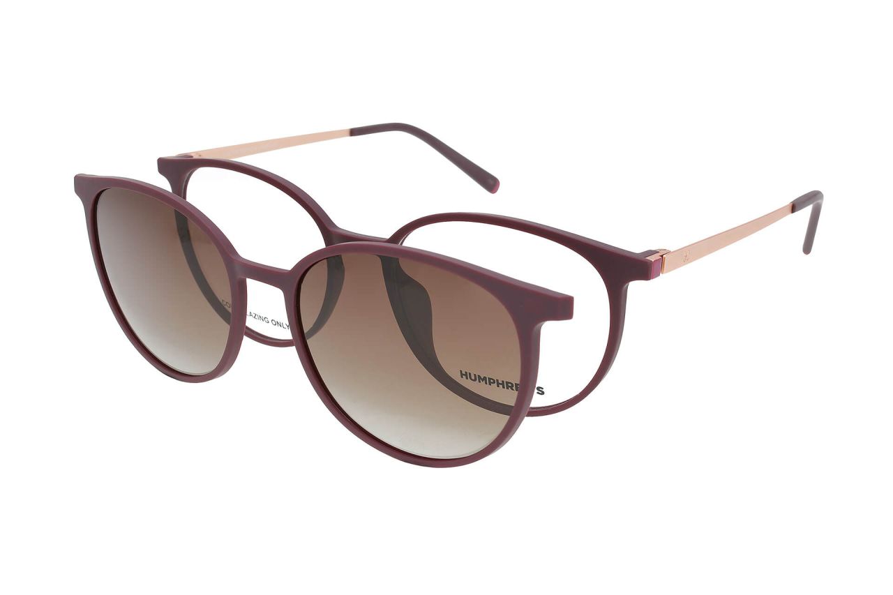 Humphreys Brille 581142 50 mit Magnet Sonnenclip Humphreys Brille 581142 50 mit Magnet Sonnenclip