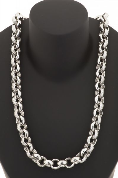 Gerry Eder 925 Silber Trachten Collier 45 cm